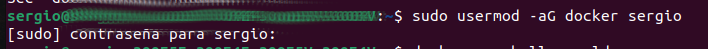 Instalar Docker CE en Ubuntu ejecutando sudo usermod -aG docker